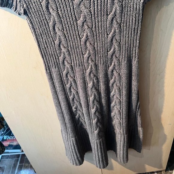 Brown / Beige Sweater Dress Size M - Picture 3 of 6